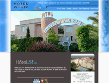 Tablet Screenshot of hotelazur.com