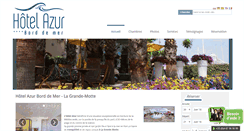 Desktop Screenshot of hotelazur.net