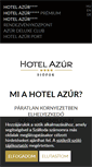 Mobile Screenshot of hotelazur.hu